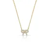 TSK Diamond Bow Necklace sold by The Sis Kiss