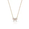 TSK Diamond Bow Necklace sold by The Sis Kiss