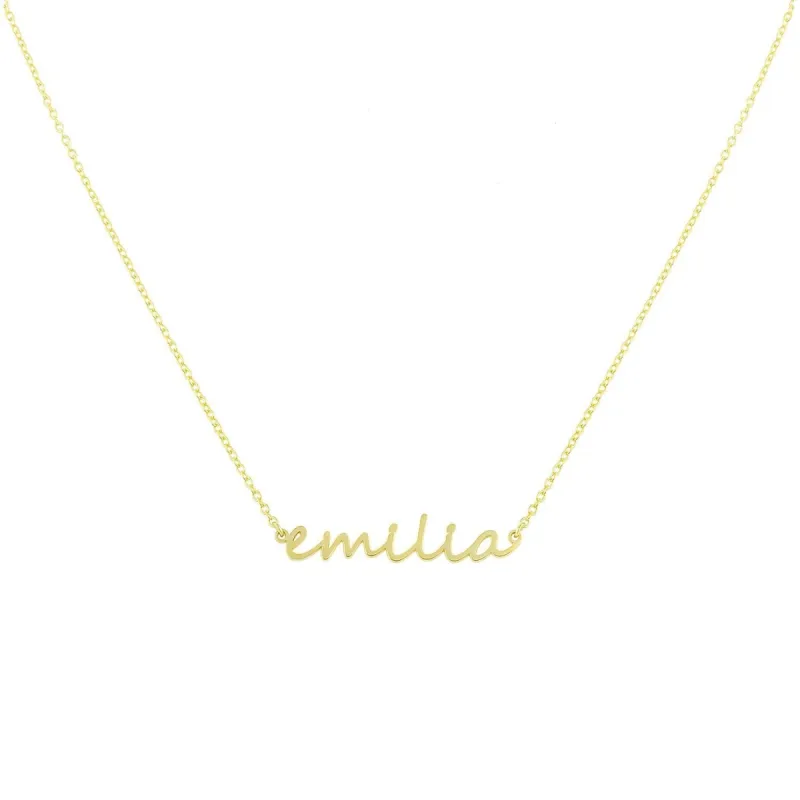 NON CUSTOMIZABLE Dainty Name Necklaces sold by The Sis Kiss