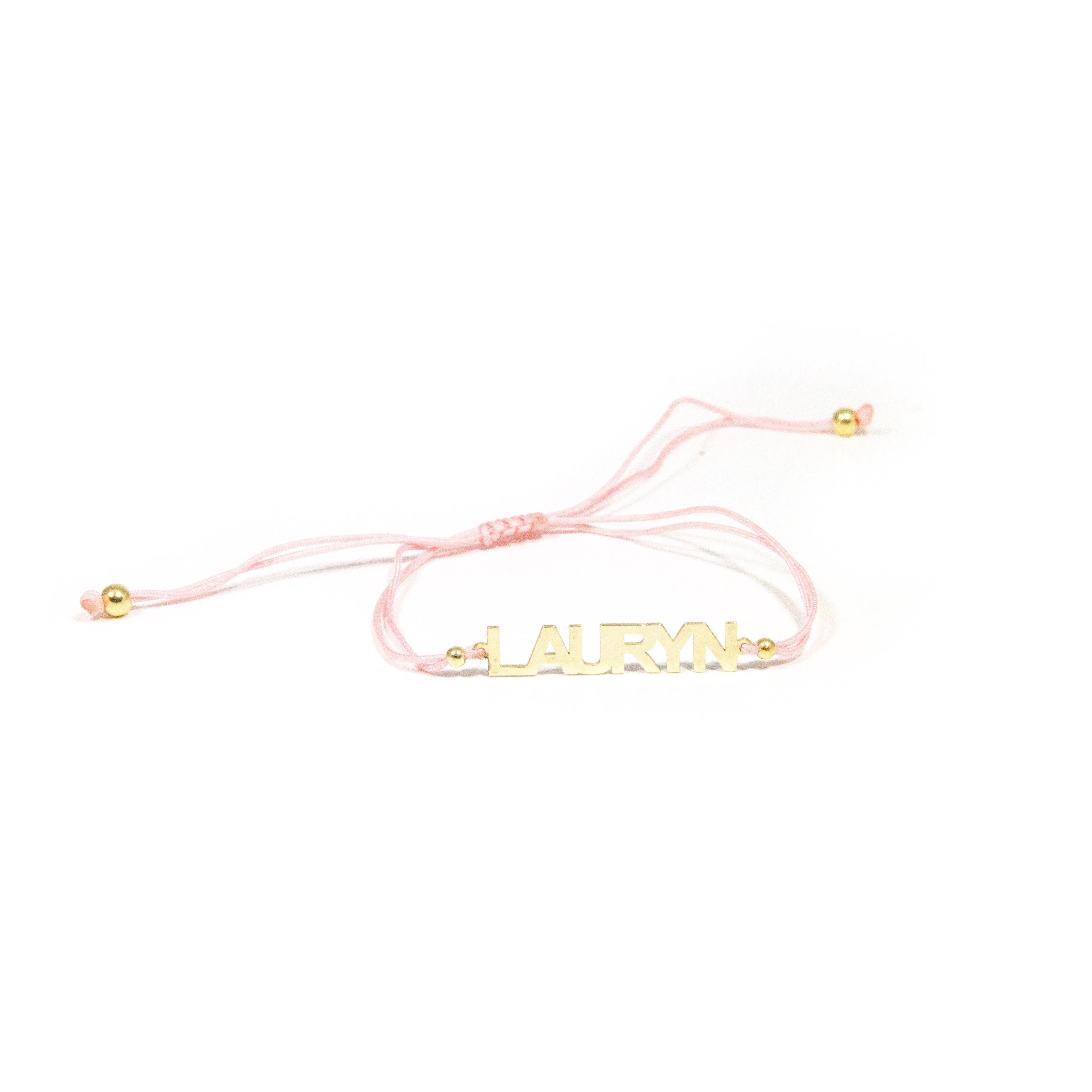 Custom Name Cord Bracelet sold by The Sis Kiss product image thumbnail 3