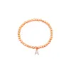 Classic Beaded Initial Bracelet sold by The Sis Kiss
