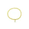 Classic Beaded Initial Bracelet sold by The Sis Kiss