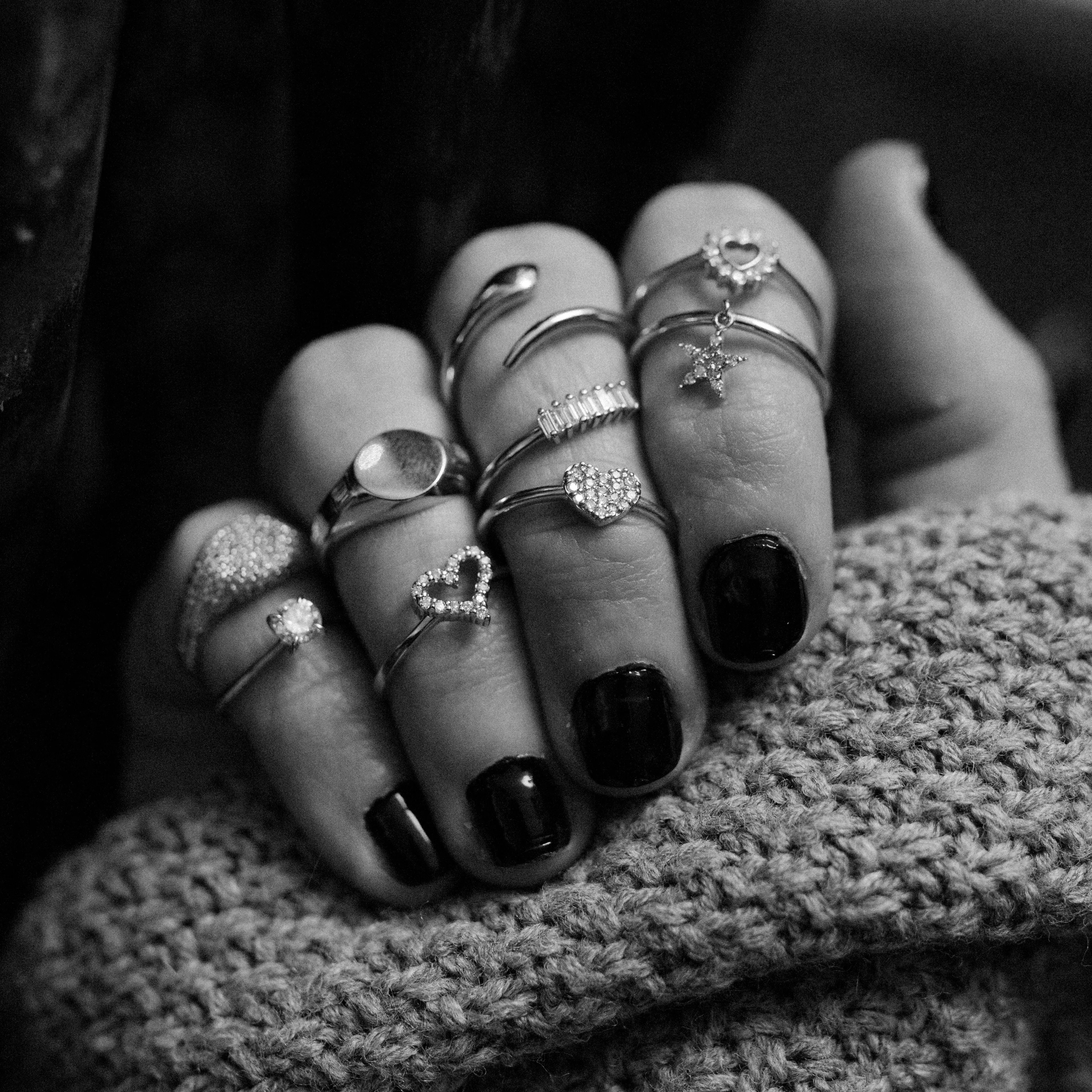 TSK Downing Street Diamonds Pinky Ring sold by The Sis Kiss product image thumbnail 5