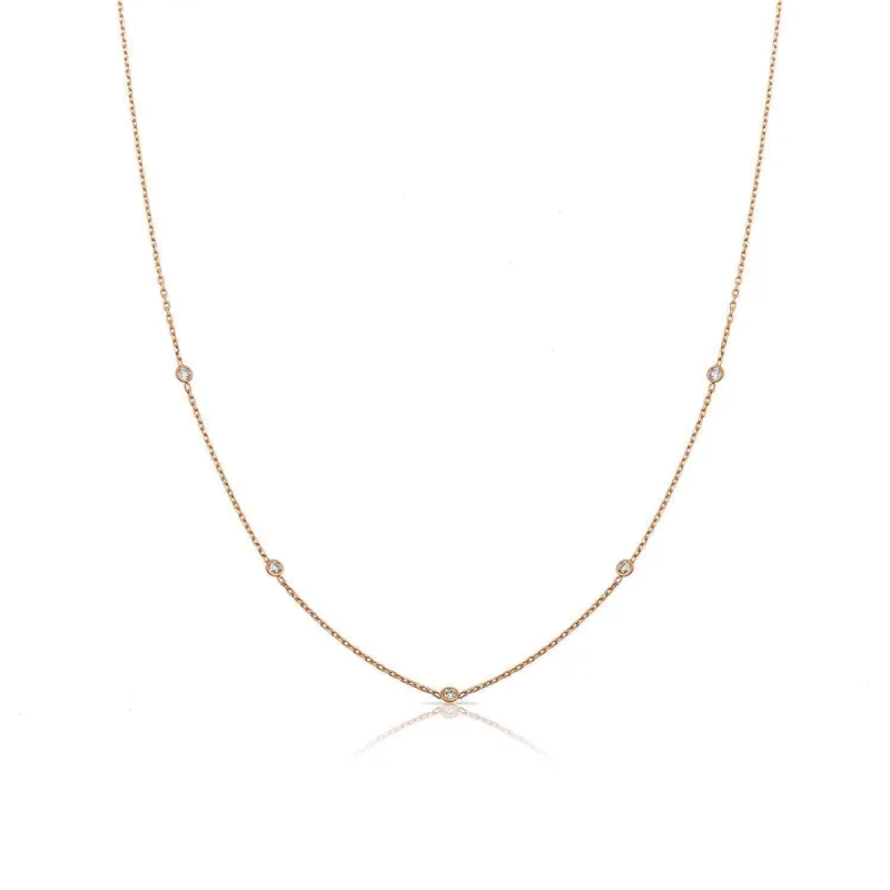 TSK Loverly Diamond Dotted Necklace sold by The Sis Kiss