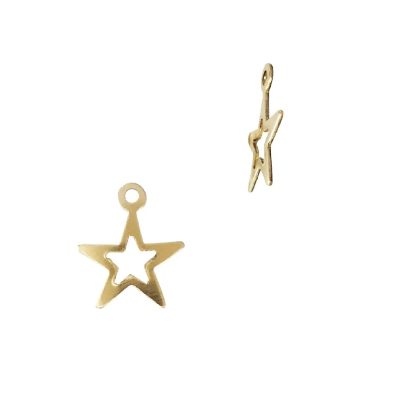 Outline Star Charm sold by The Sis Kiss