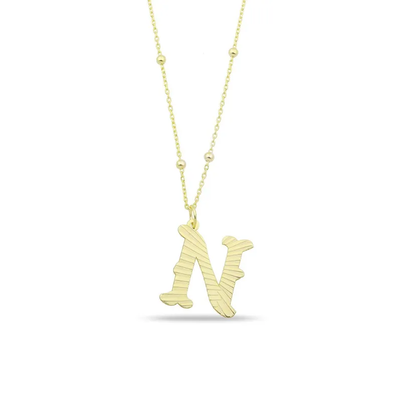 Muse Initial Necklace sold by The Sis Kiss