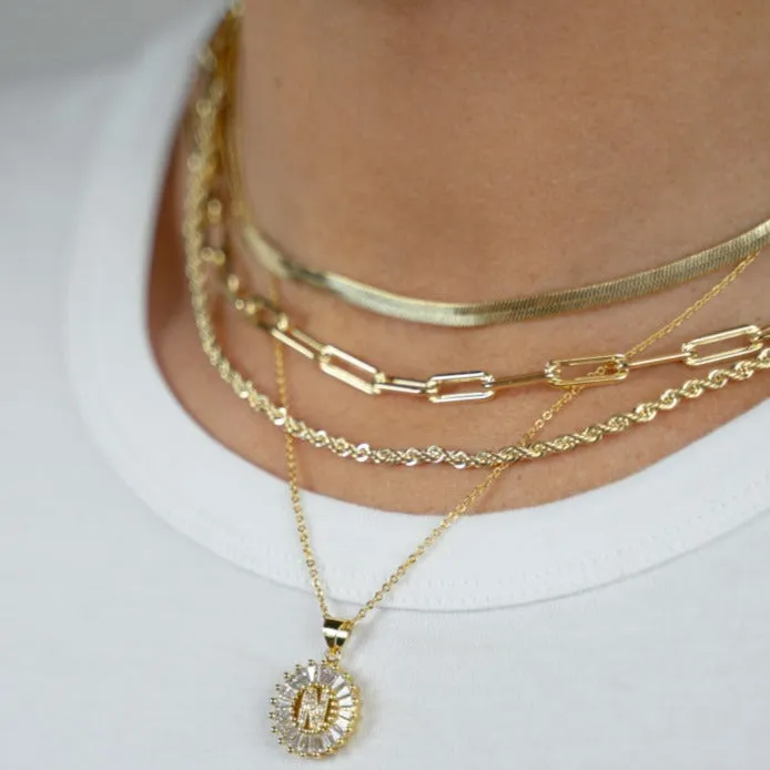 Skinny Herringbone Necklace sold by The Sis Kiss product image thumbnail 2