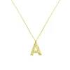 Hammered Initial Necklace sold by The Sis Kiss