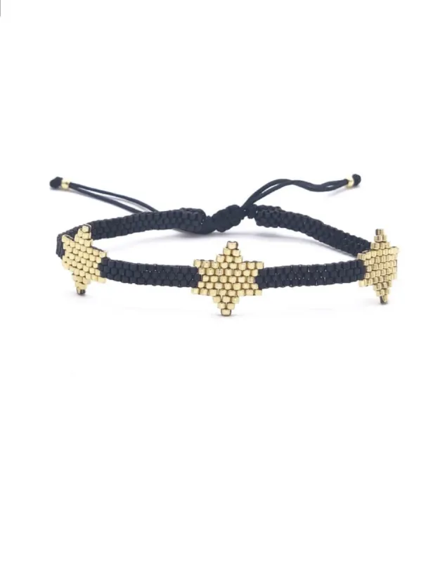 Open Star Beaded Bracelets sold by The Sis Kiss