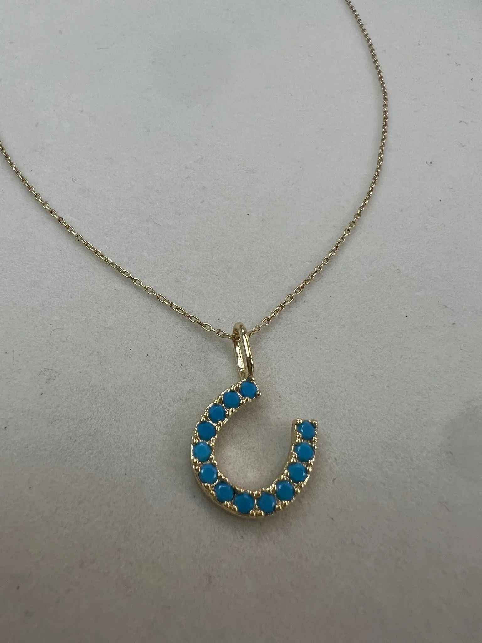 Colts Horseshoe Necklace sold by The Sis Kiss