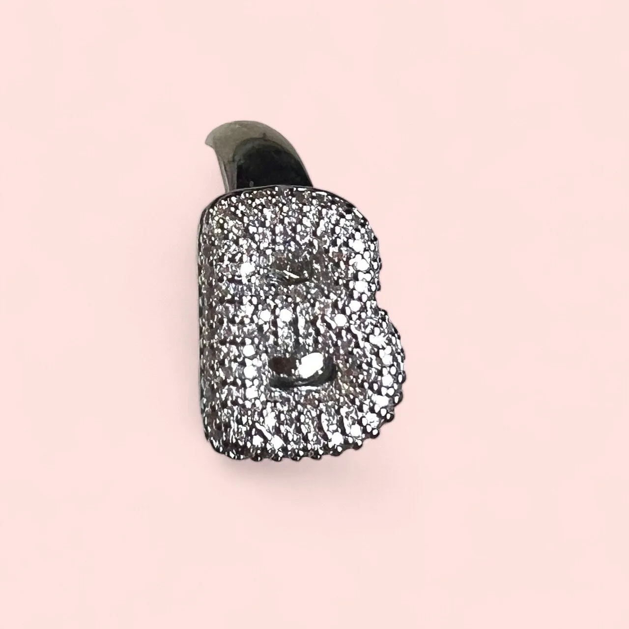 Bubble Letter Initial Ring sold by The Sis Kiss product image thumbnail 2