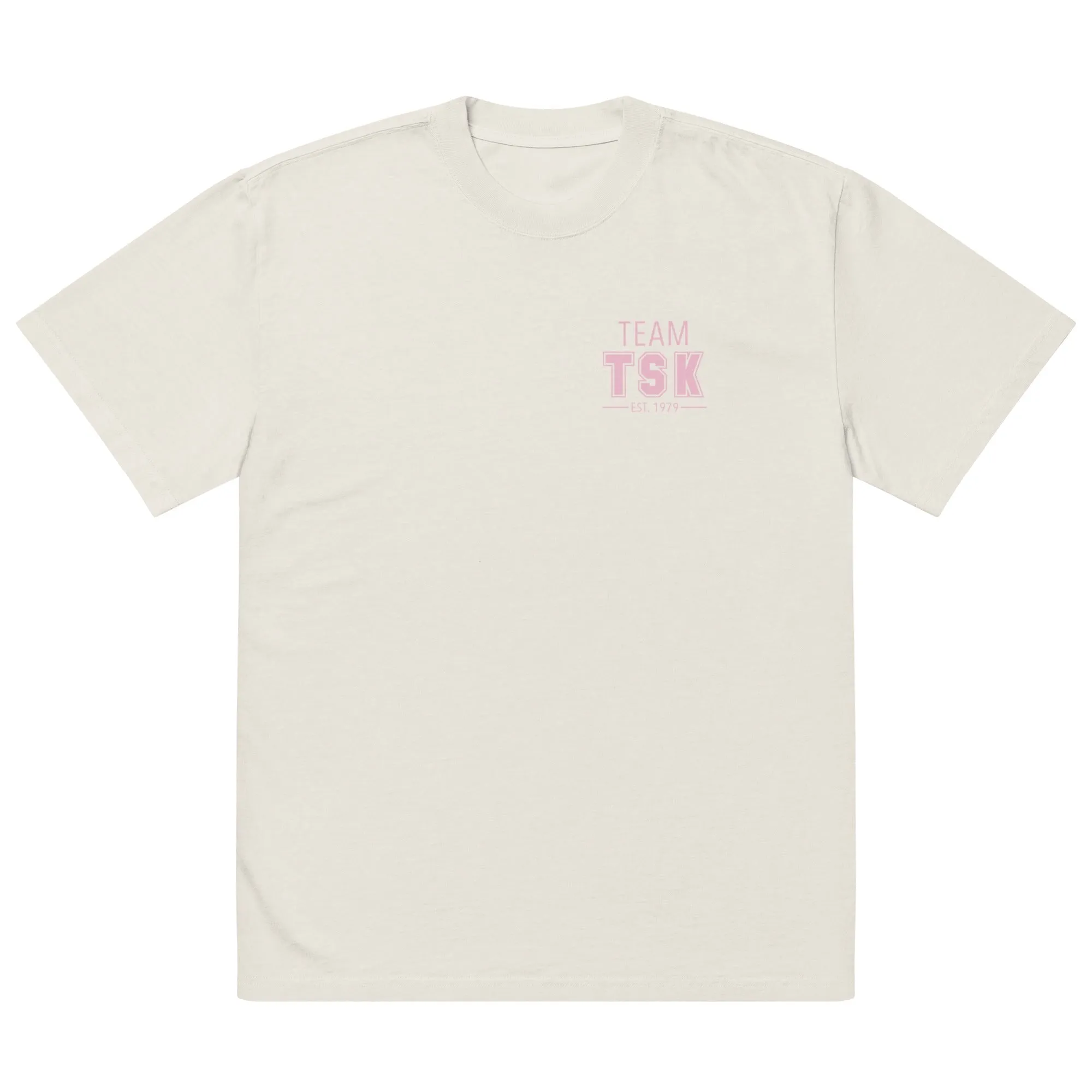Team TSK Oversized faded t-shirt sold by The Sis Kiss