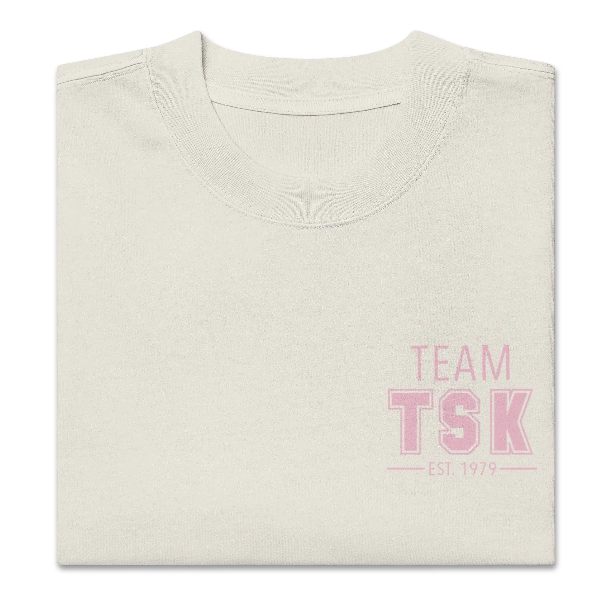 Team TSK Oversized faded t-shirt sold by The Sis Kiss product image thumbnail 2