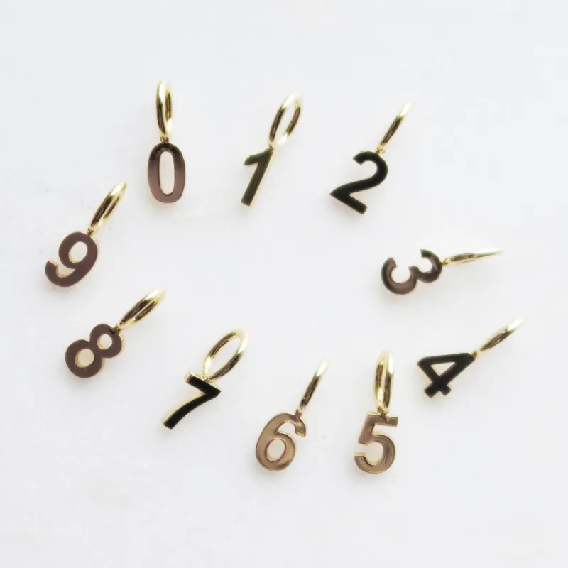 Lucky Number Charm sold by The Sis Kiss