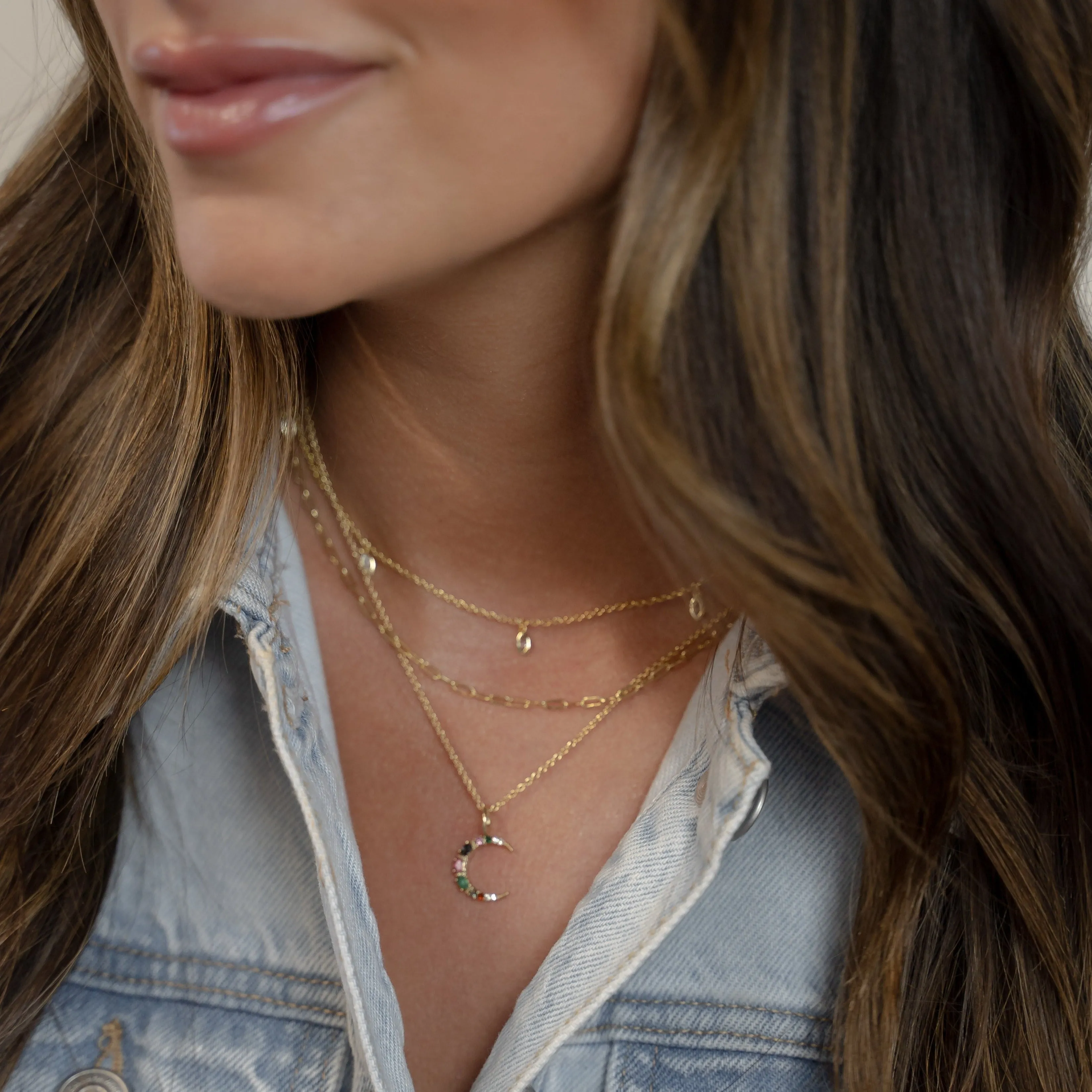 Miami Moonlight Necklace Set sold by The Sis Kiss product image thumbnail 2