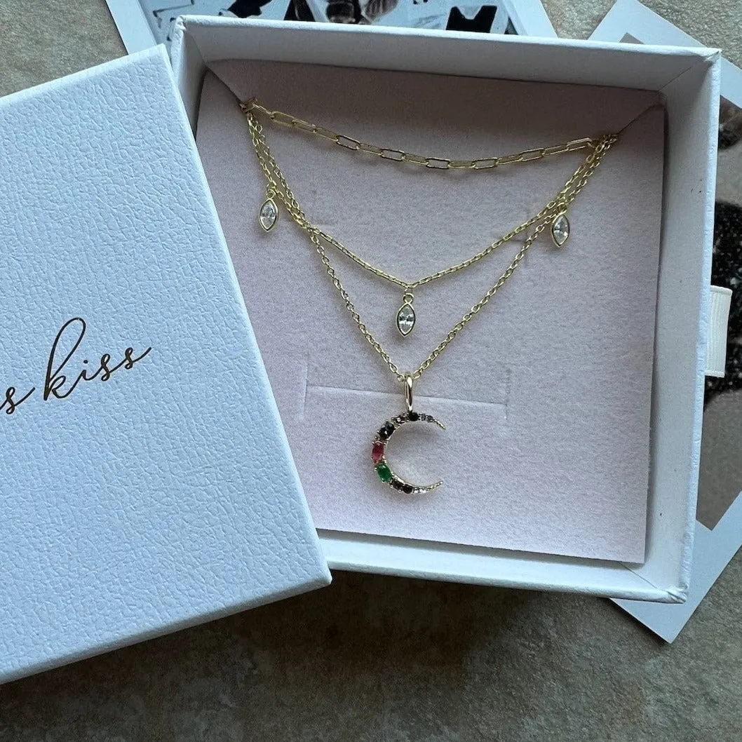 Miami Moonlight Necklace Set sold by The Sis Kiss
