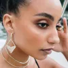 Glam Girl Diamond Drop Earrings sold by The Sis Kiss