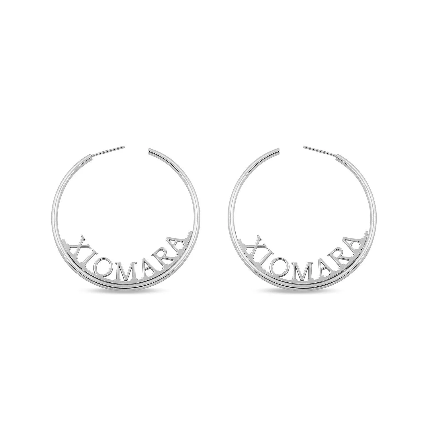 Custom Name Hoop Earrings sold by The Sis Kiss product image thumbnail 4