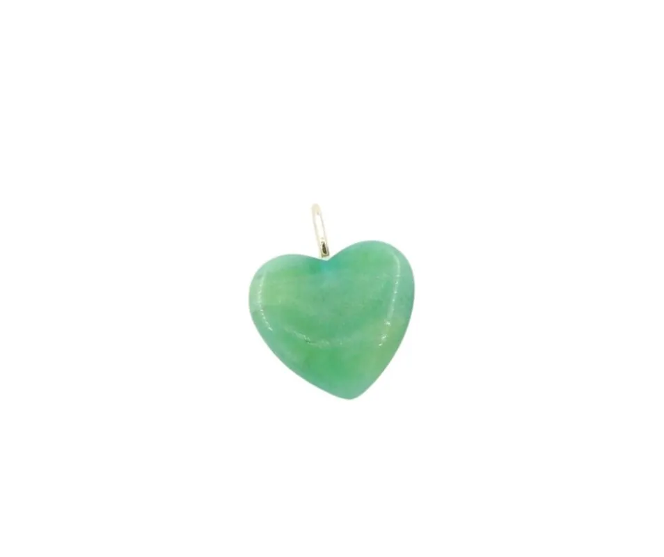 Palm Beach Stone Heart Jade Green sold by The Sis Kiss