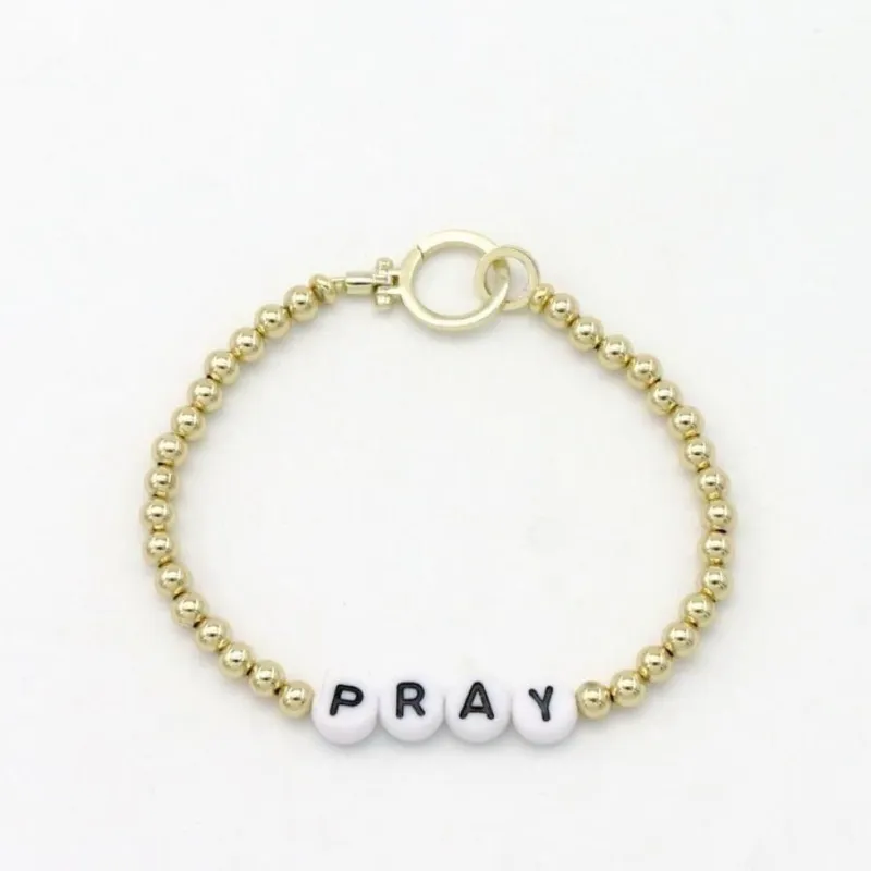 Customized Bead Stretch Bracelet with Hinge for Charms sold by The Sis Kiss