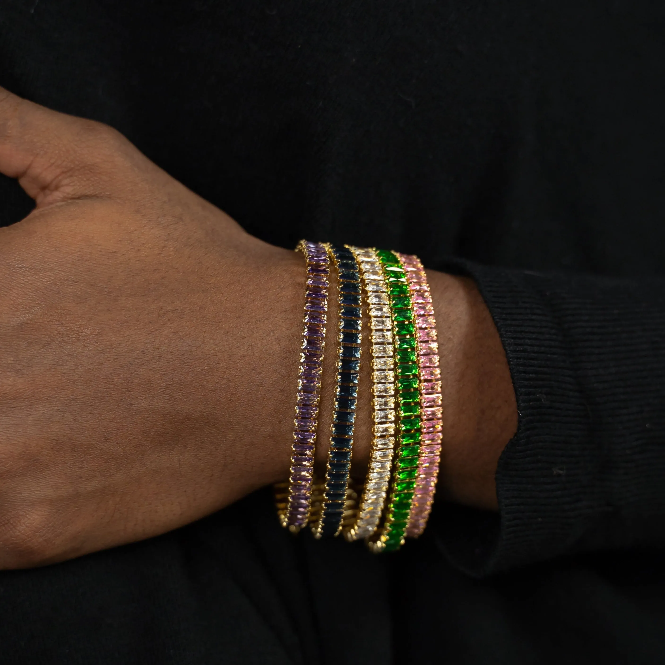 Baguette Burst Bracelet sold by The Sis Kiss product image thumbnail 3