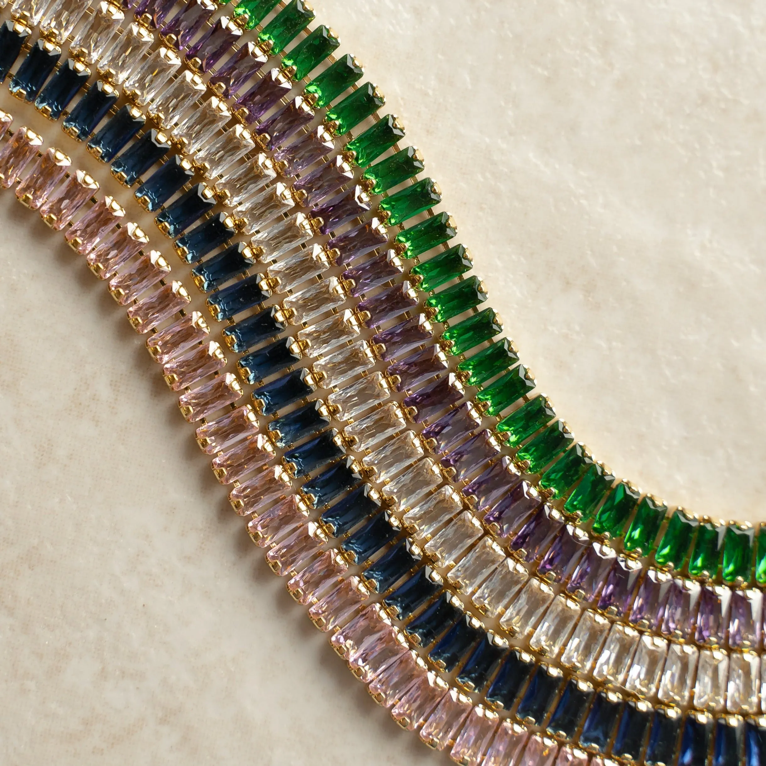 Baguette Burst Bracelet sold by The Sis Kiss product image thumbnail 2