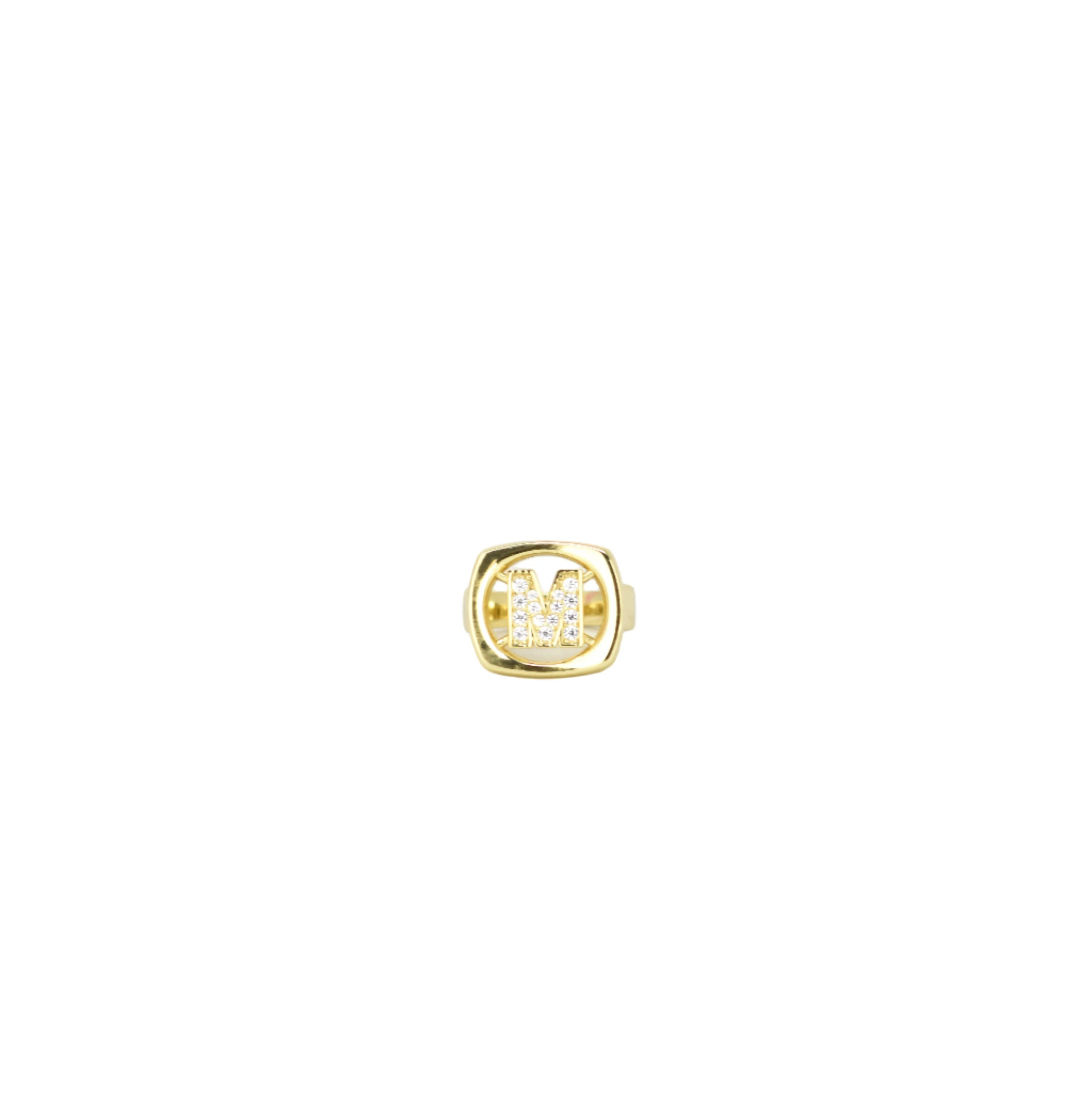 Custom Bold Initial Ring sold by The Sis Kiss product image thumbnail 2