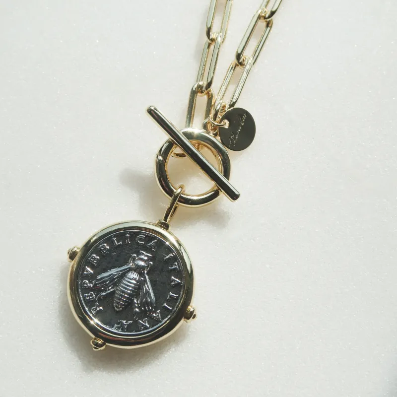 Two Tone Bee Charm made by The Sis Kiss