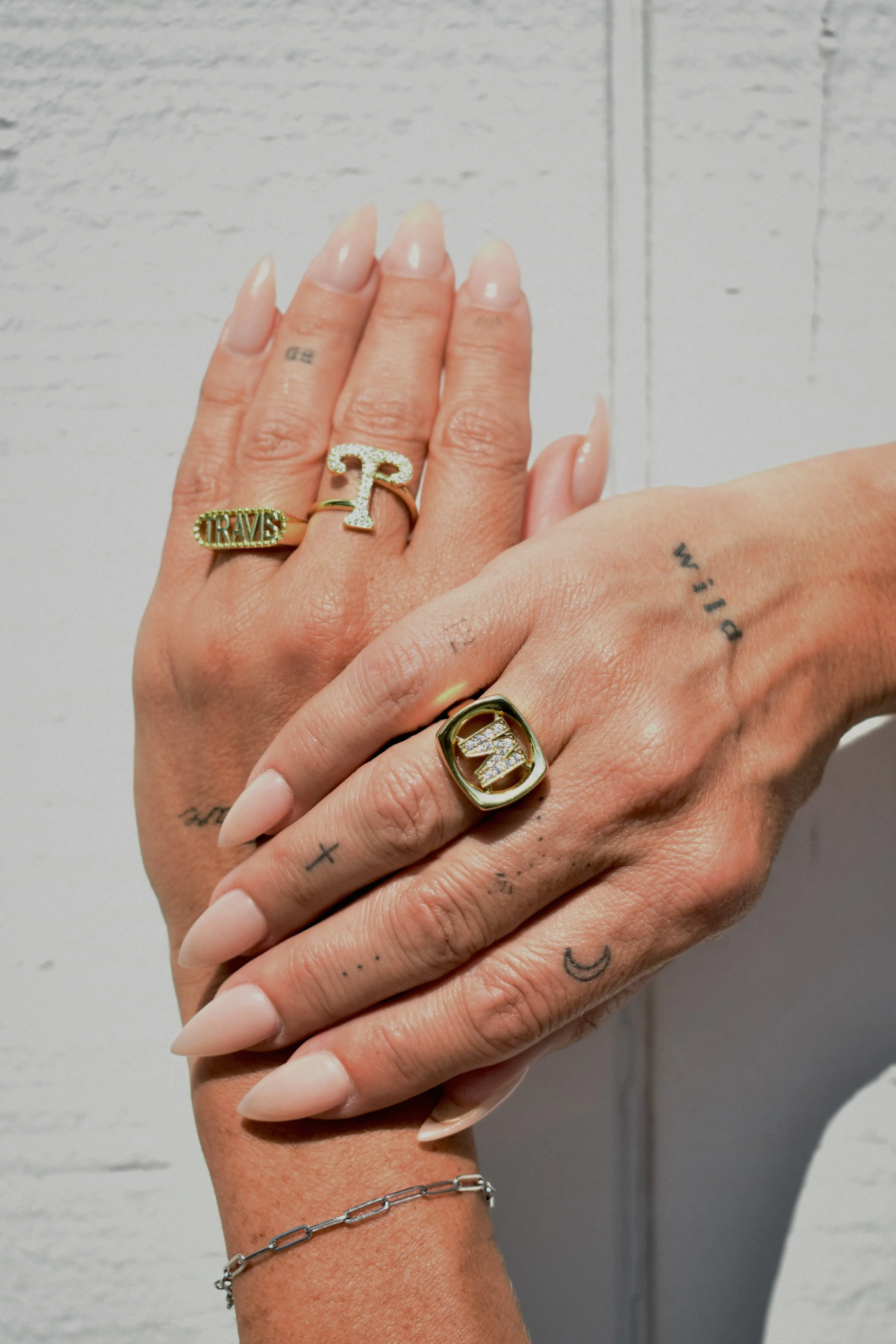 Custom Nameplate Ring sold by The Sis Kiss product image thumbnail 4