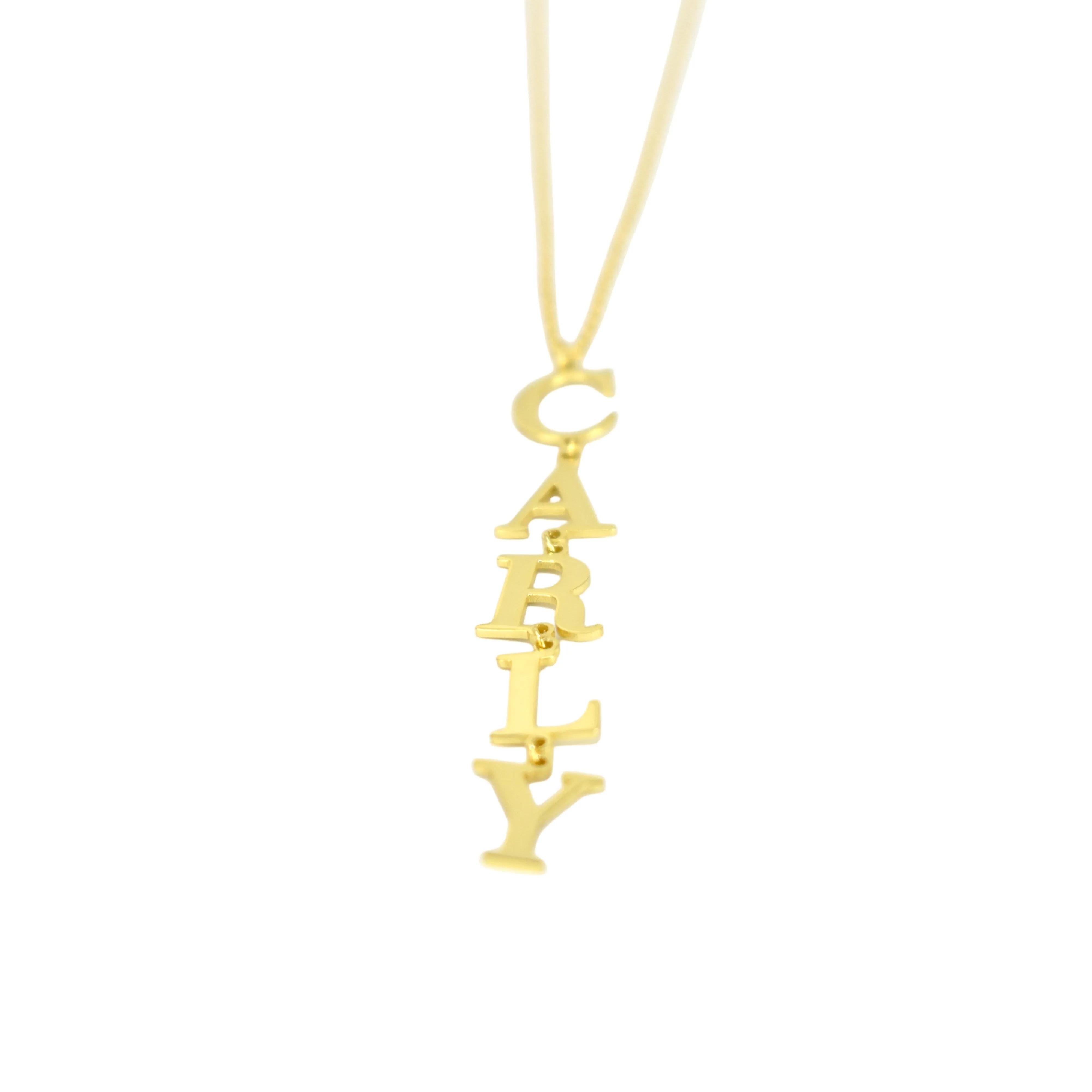 Custom Vertical Necklace sold by The Sis Kiss product image thumbnail 3