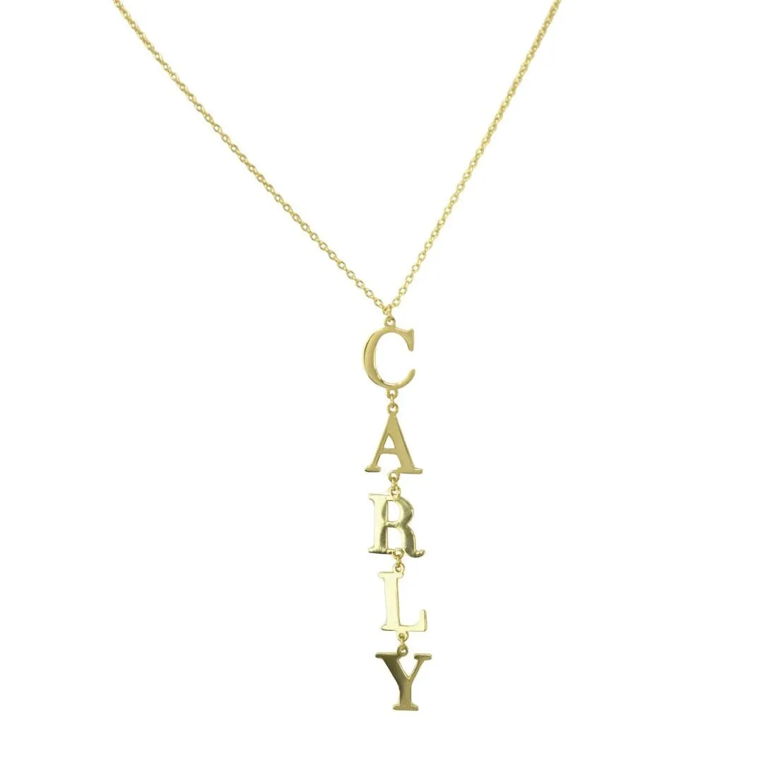 Custom Vertical Necklace sold by The Sis Kiss