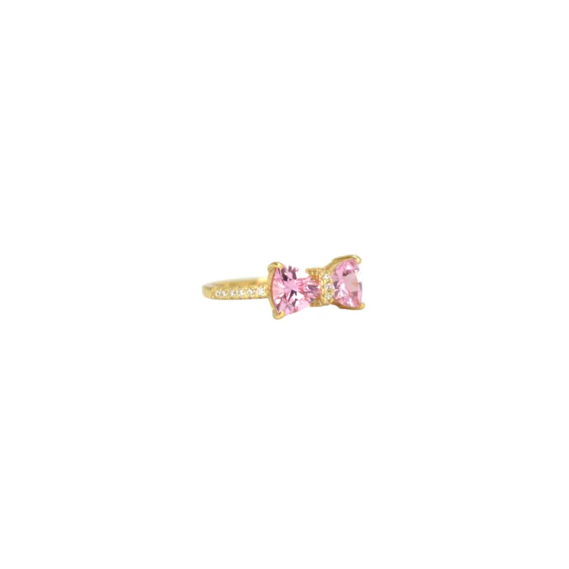 The Pink Bow Ring sold by The Sis Kiss