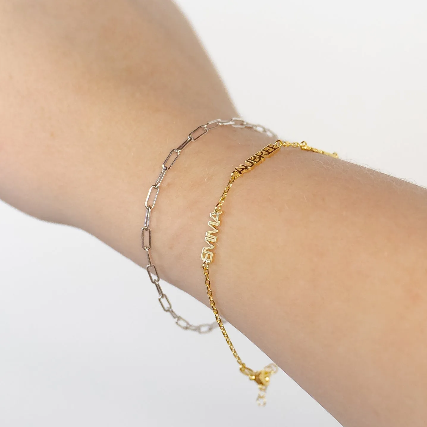 Custom My Mantra Name Bracelet sold by The Sis Kiss product image thumbnail 2