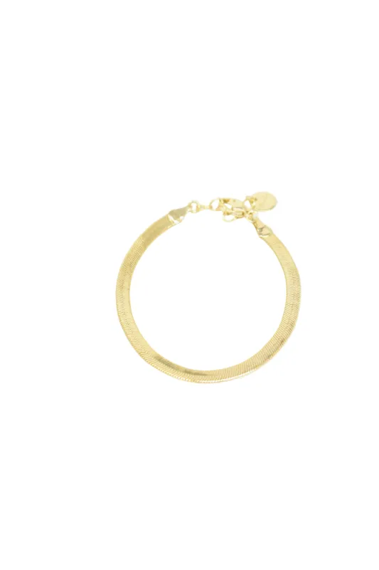 Skinny Herringbone Bracelet sold by The Sis Kiss