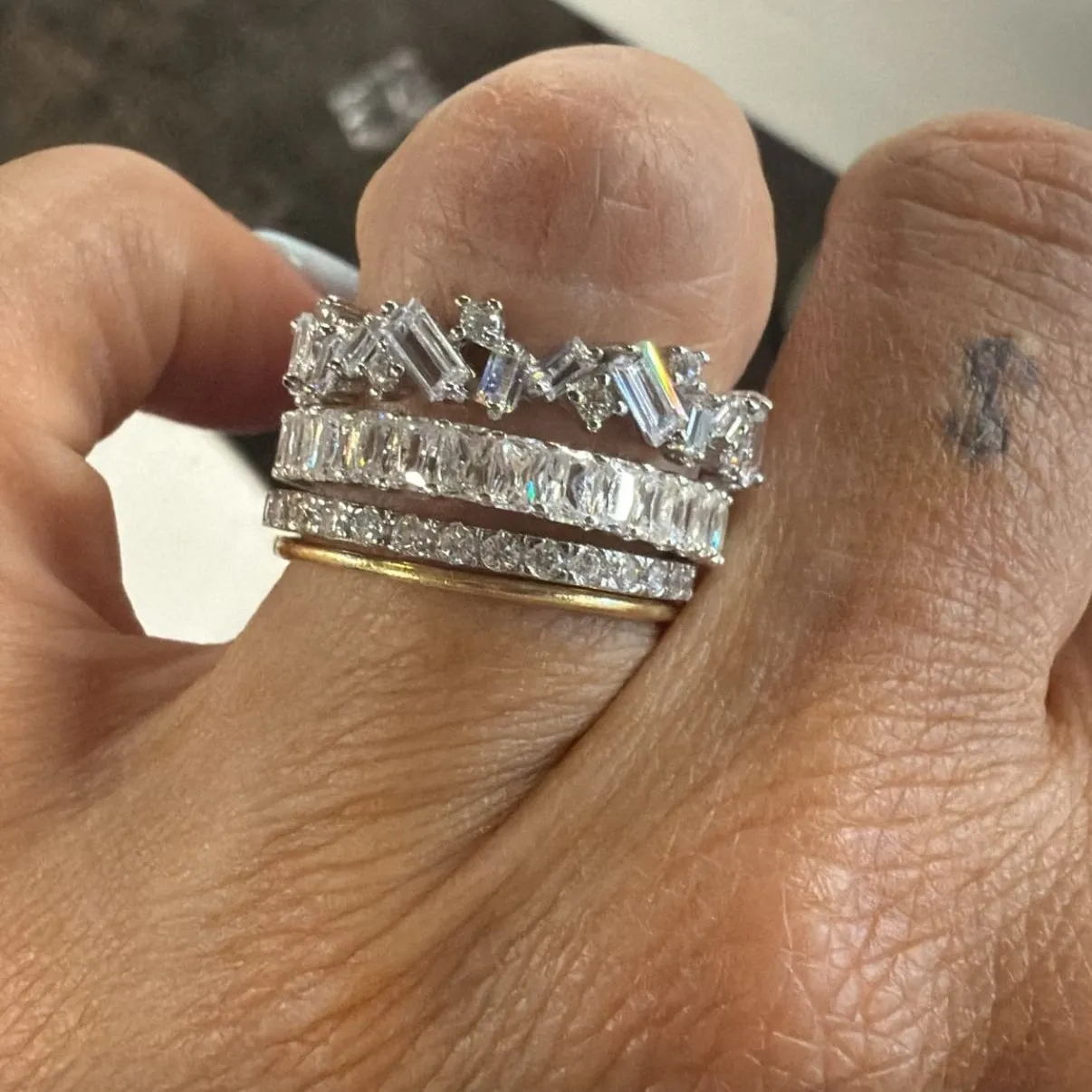 The Luxe Eternity Band sold by The Sis Kiss product image thumbnail 4