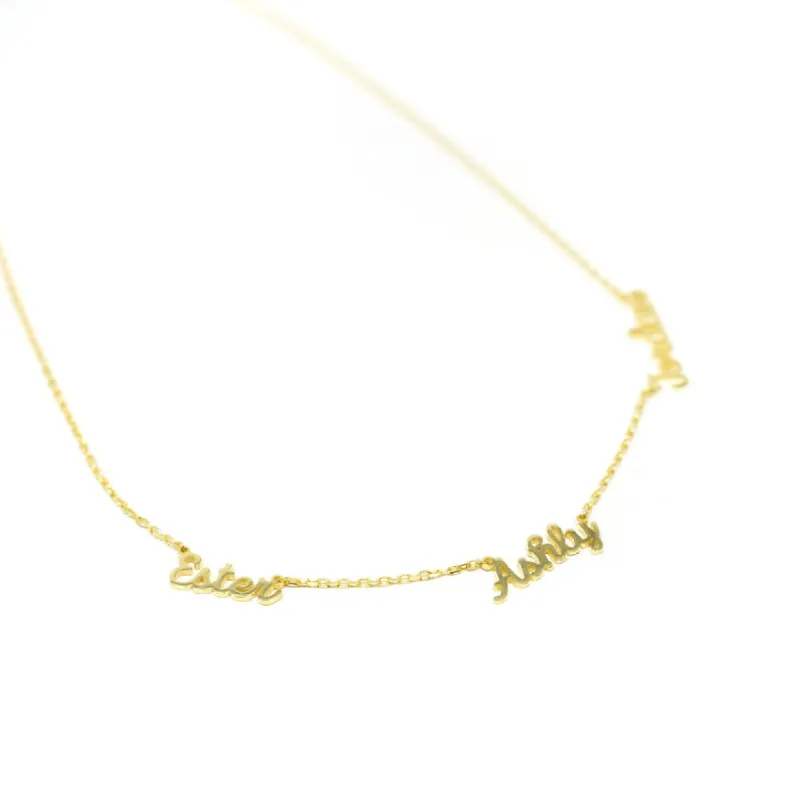Custom Script My Mantra Name Necklace sold by The Sis Kiss