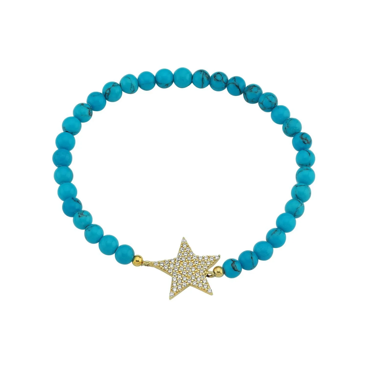 Crystal Star Beaded Stretch Bracelets sold by The Sis Kiss product image thumbnail 2