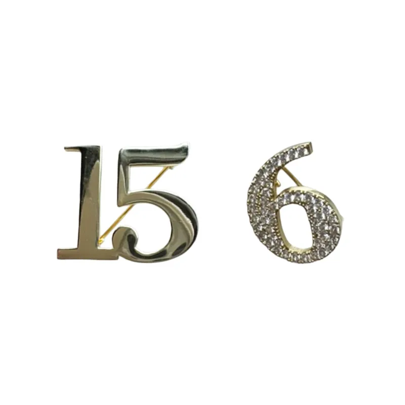 Game Day Initial & Number Brooch made by The Sis Kiss