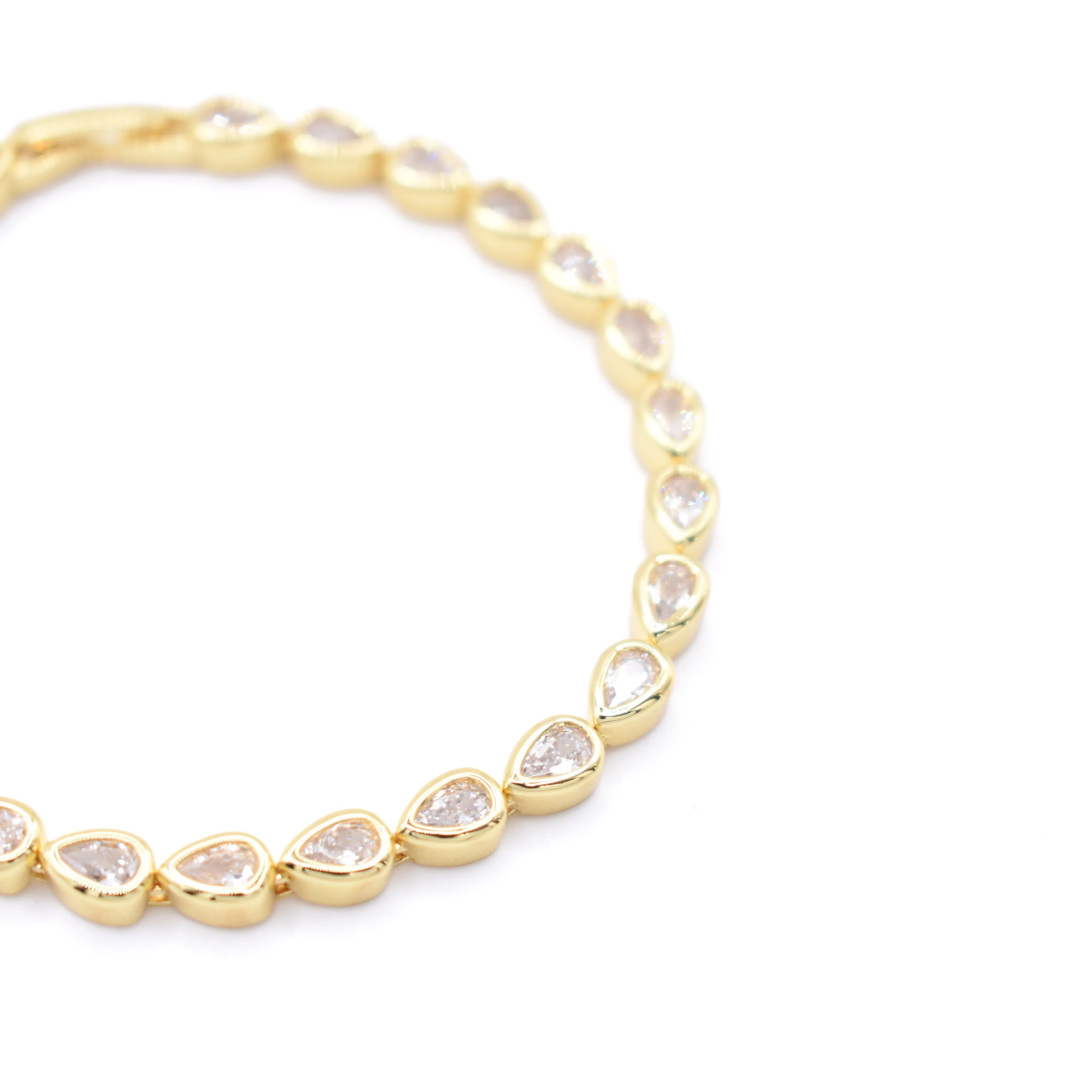 Golden Teardrop Bracelet sold by The Sis Kiss product image thumbnail 2