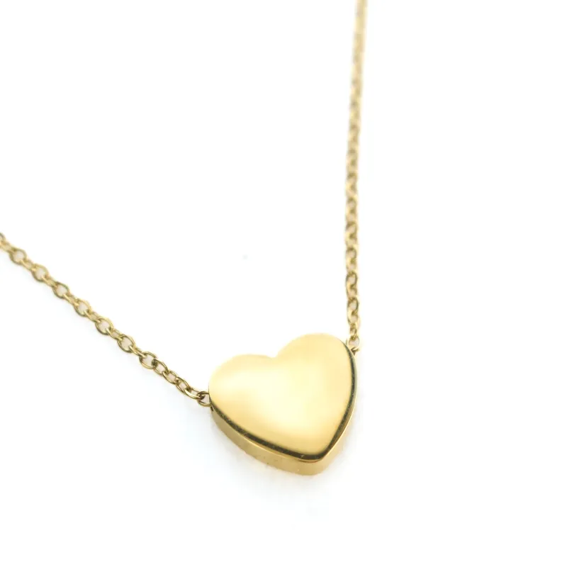 Custom Engraved Heart Necklace made by The Sis Kiss