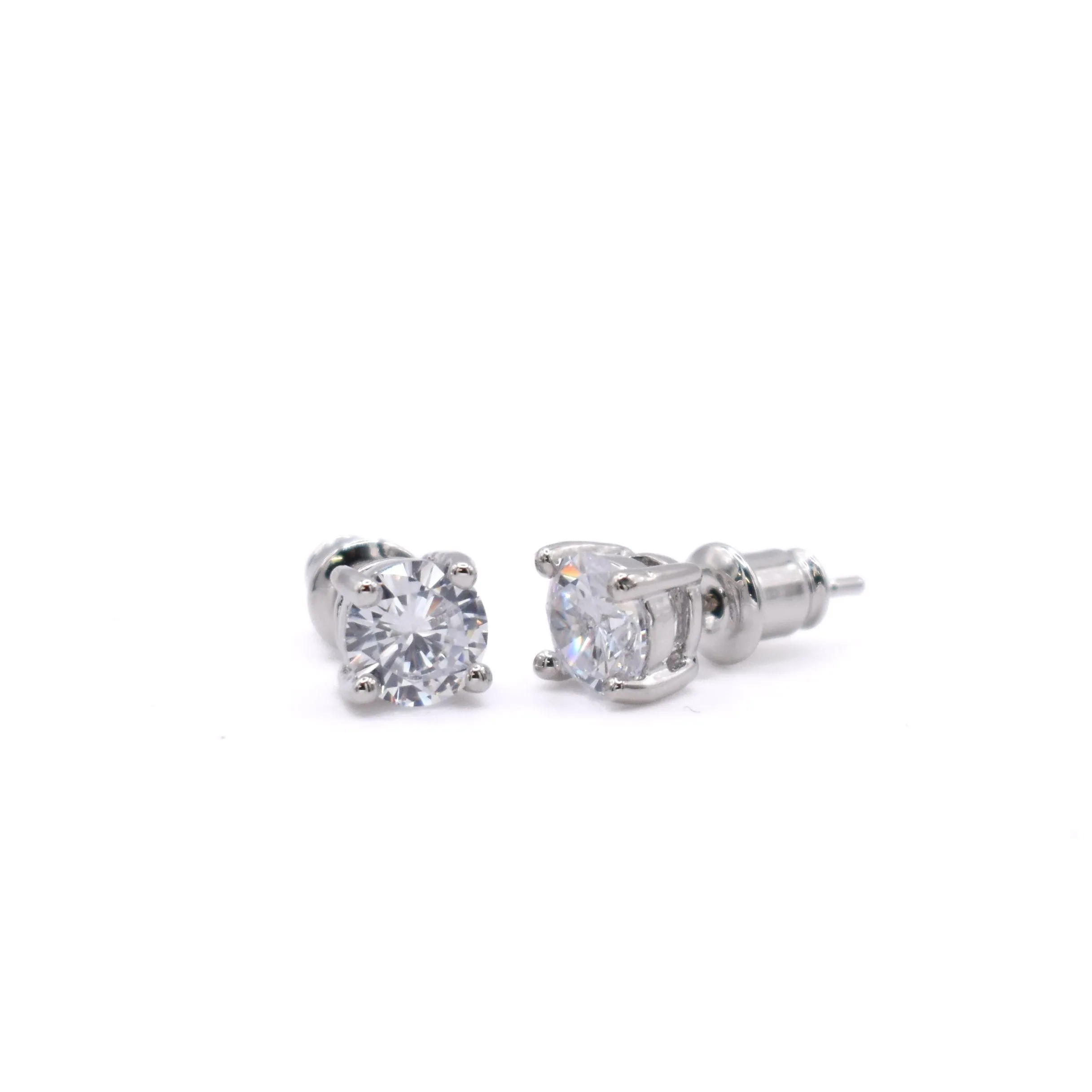 Bezel Stud Earrings sold by The Sis Kiss