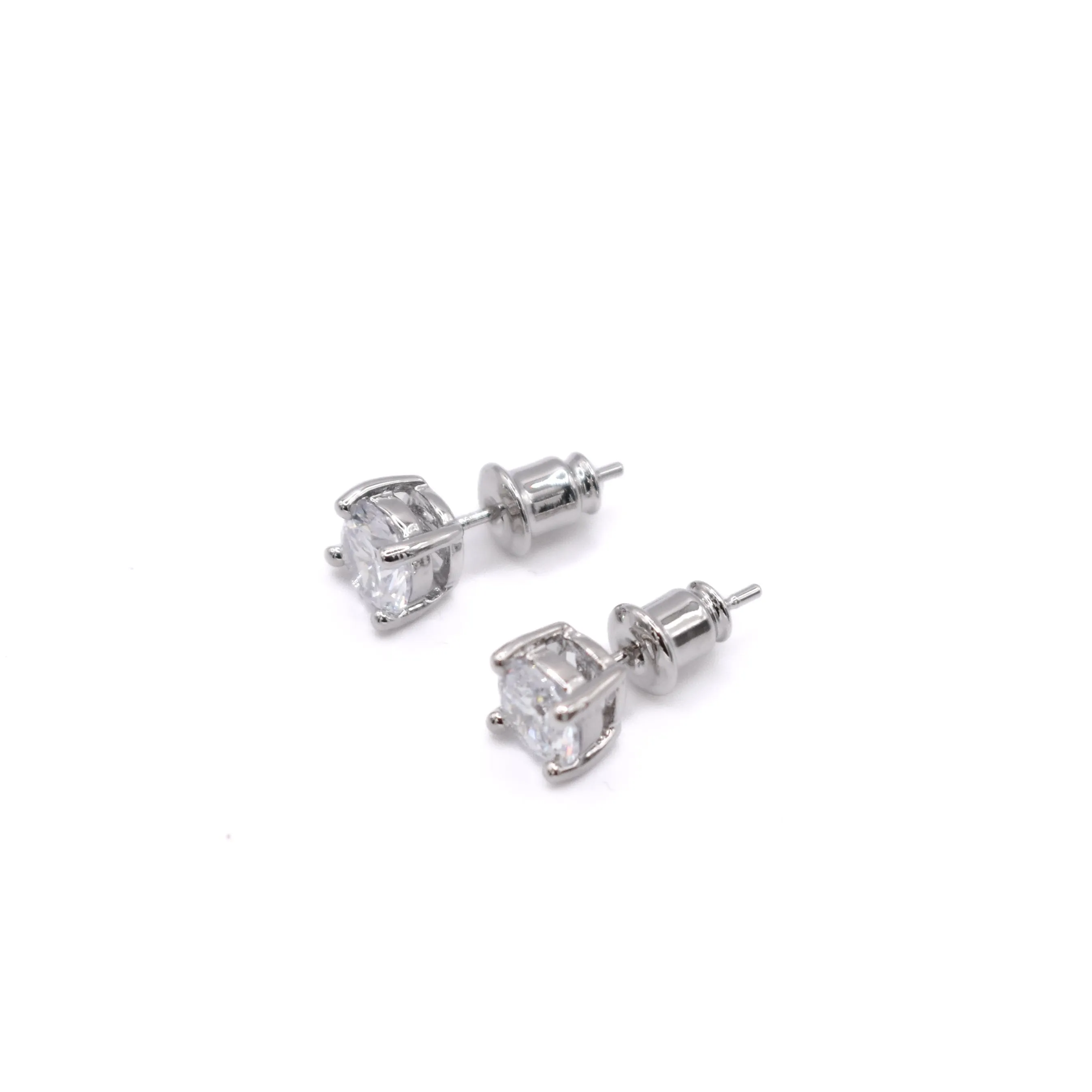 Bezel Stud Earrings sold by The Sis Kiss product image thumbnail 2