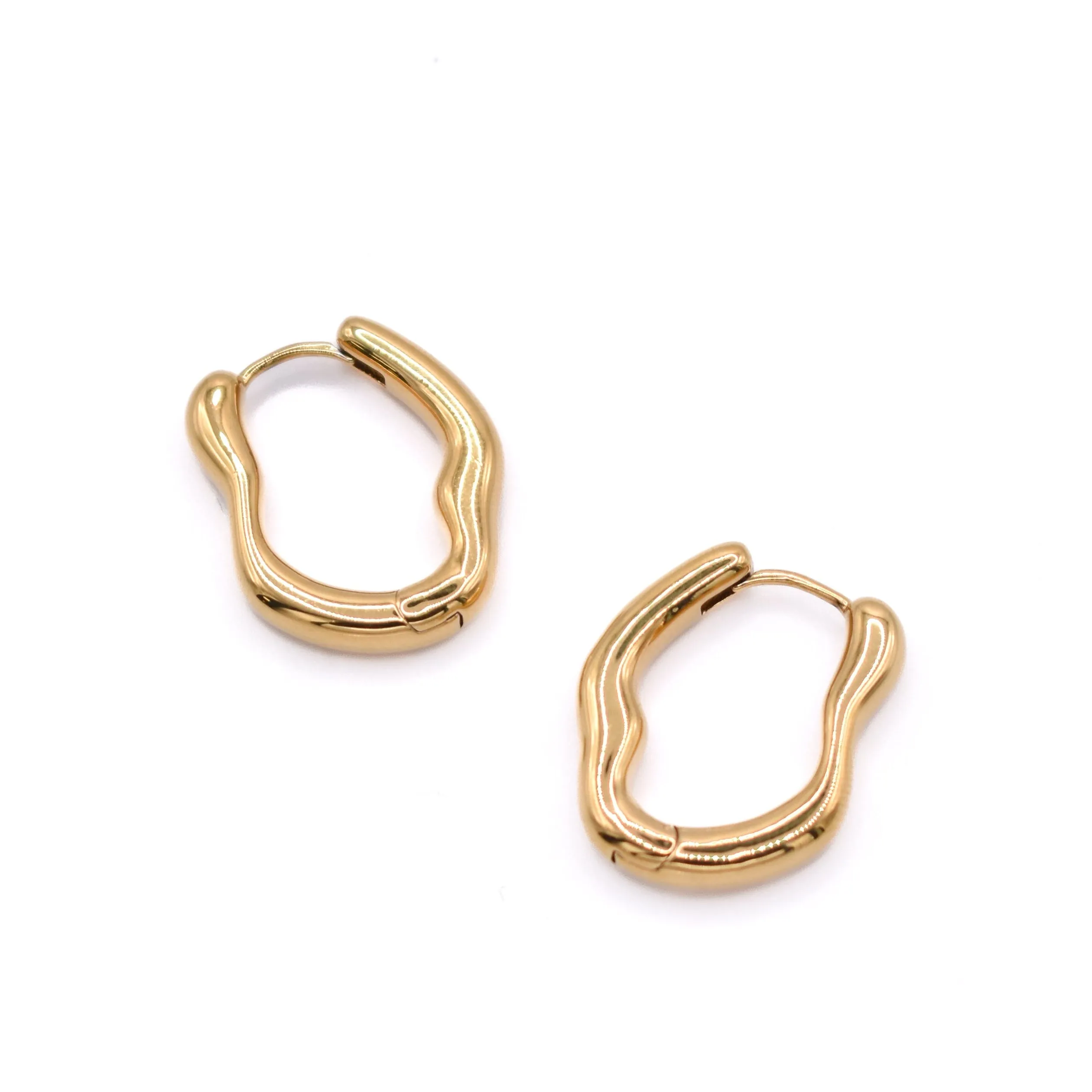 Liquid Gold Hoops sold by The Sis Kiss