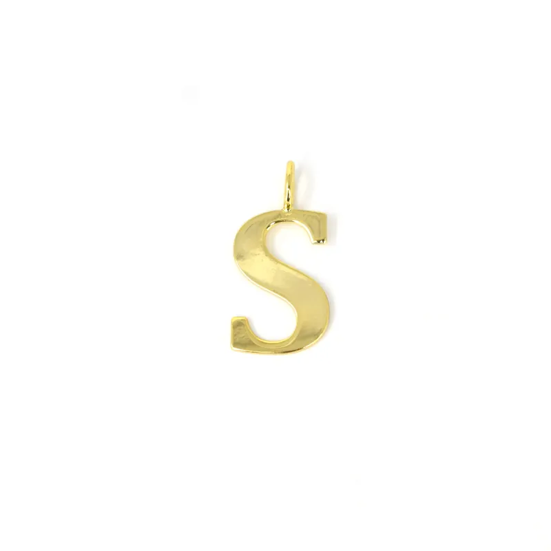 All American Initial Charm made by The Sis Kiss