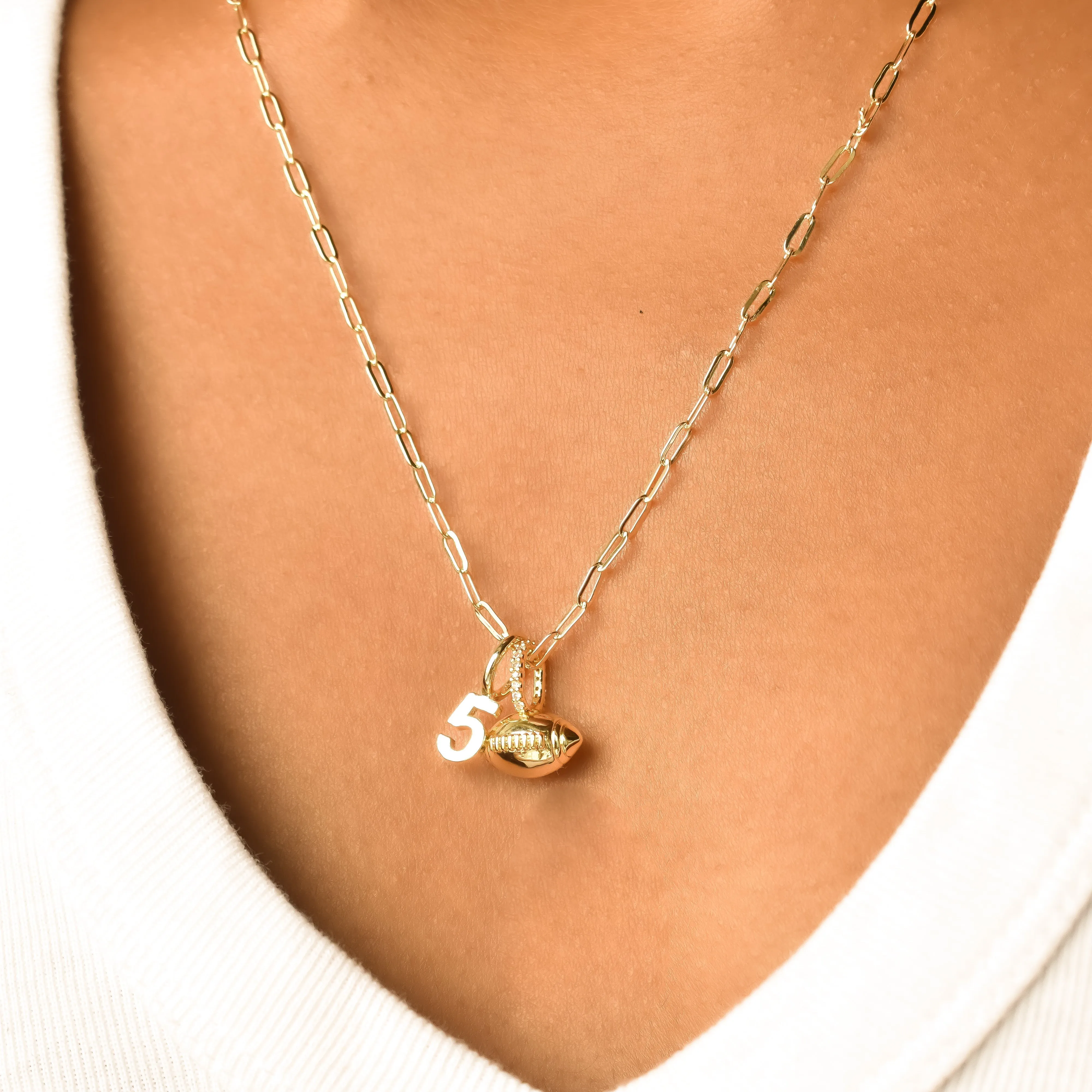Football Charm sold by The Sis Kiss product image thumbnail 3
