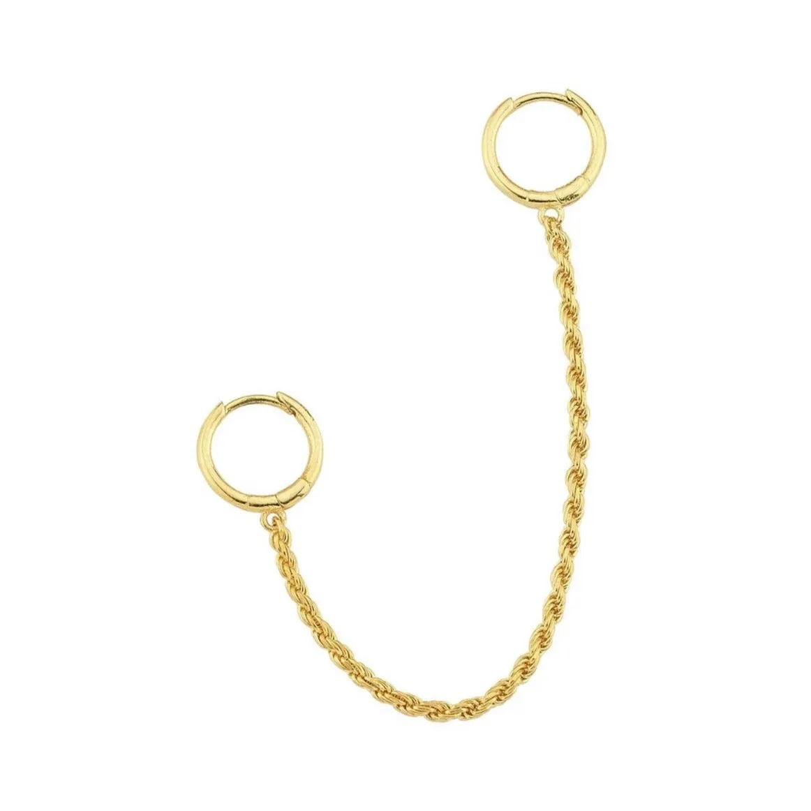 Double Ear Chain Earring sold by The Sis Kiss