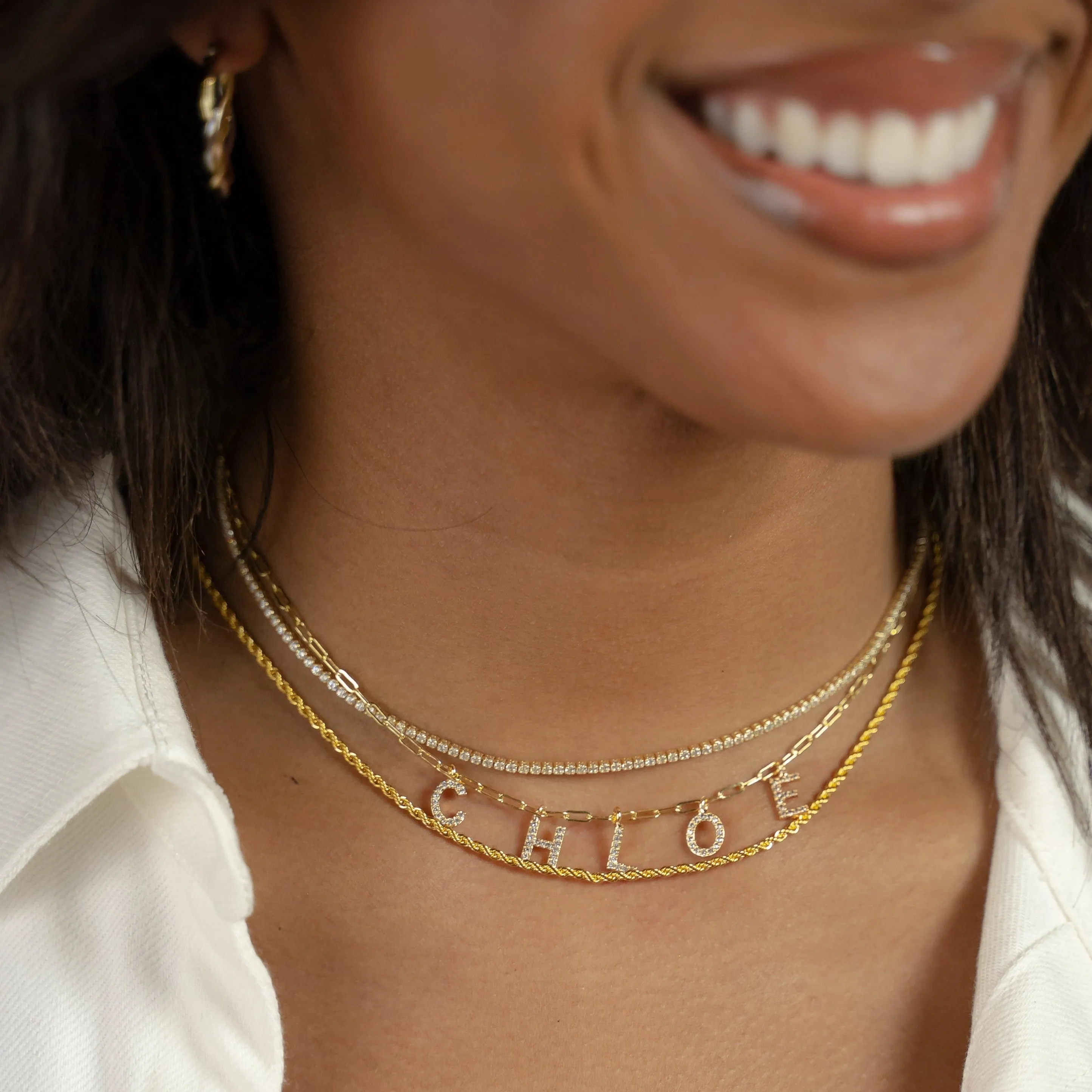 TSK Your Way Paperclip Chain sold by The Sis Kiss product image thumbnail 5