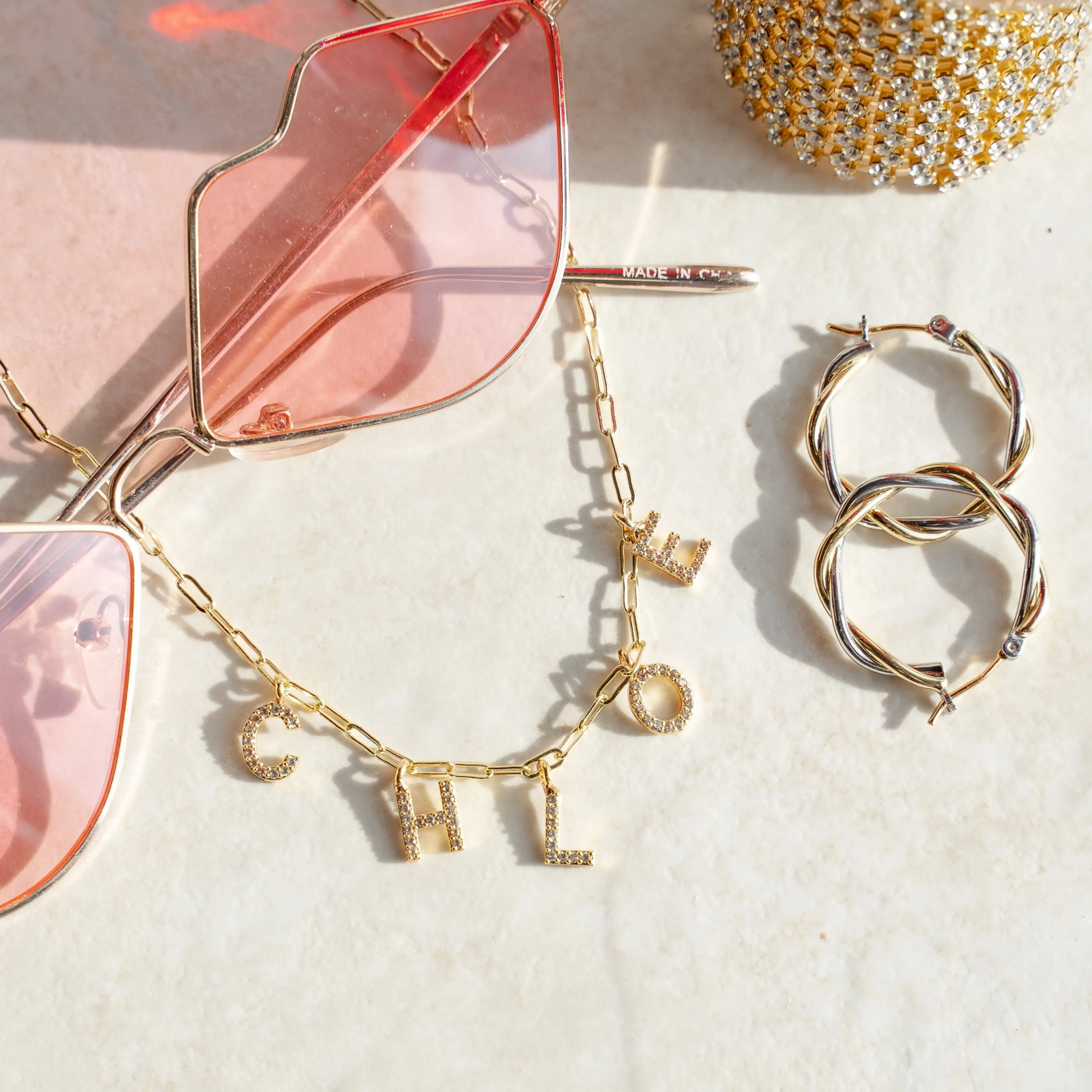 TSK Your Way Paperclip Chain sold by The Sis Kiss product image thumbnail 4