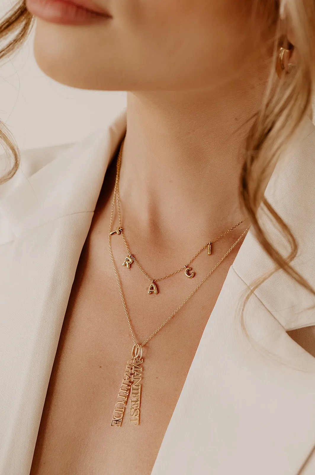 Mantra Charm Necklace sold by The Sis Kiss product image thumbnail 3