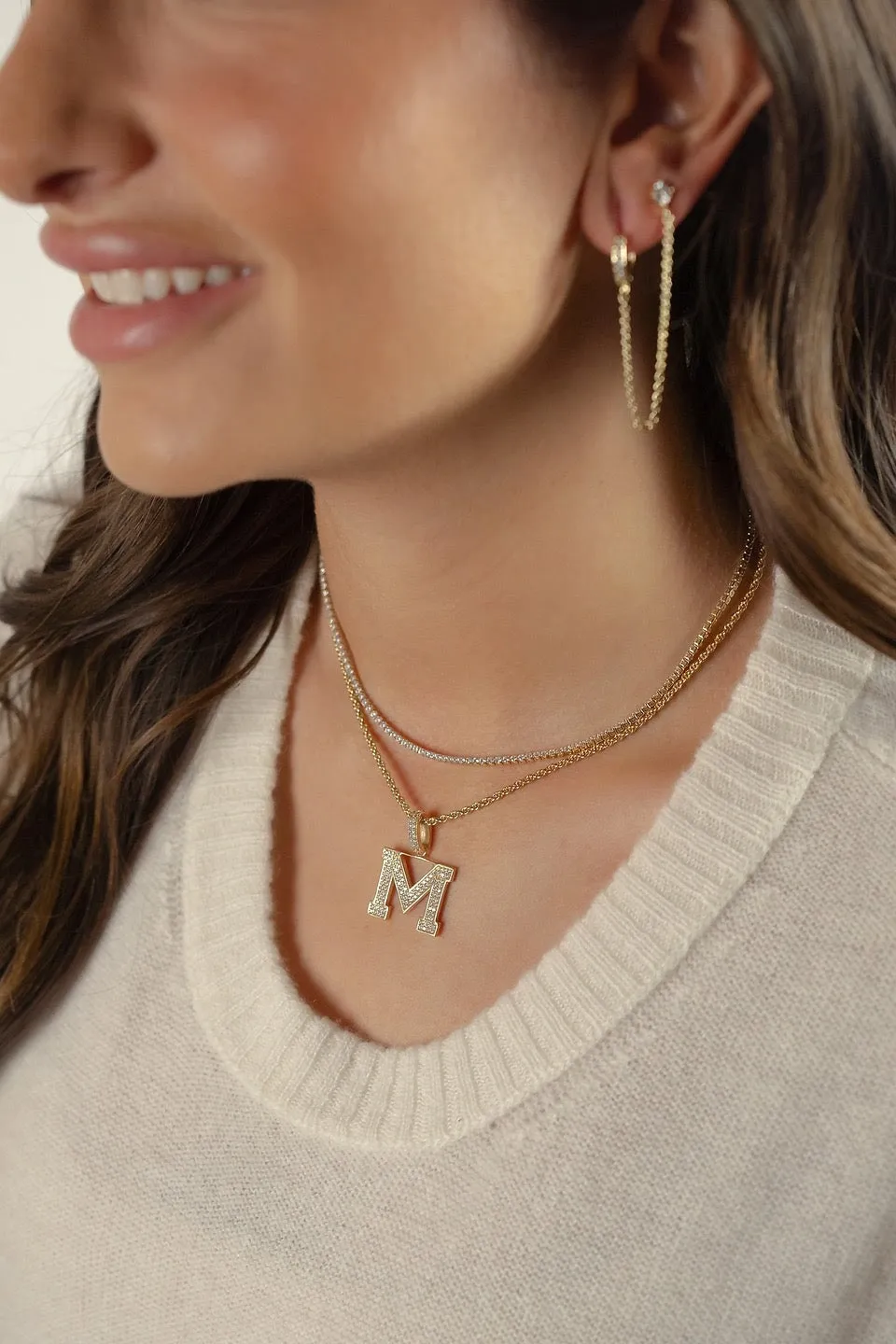 Varsity Letter Charm sold by The Sis Kiss product image thumbnail 4